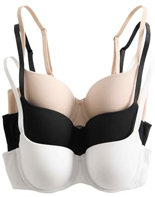 Marks & Spencer Soutiens-Gorge Balconnet Armatures Femme Lot de 3 à Haute Teneur en Coton