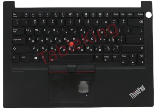 Table-King Clavier de Remplacement avec rétroéclairage pour Lenovo Thinkpad E14 Gen1 Boîtier + Clavier (Hébreu)
