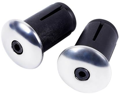 VIVIWI Tapones universales de aluminio para manillar de bicicleta para bicicletas de carretera, tapas protectoras de expansión