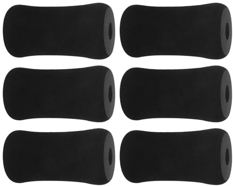 MAGICLULU Rodillos de Espuma para Gimnasio 6 Unidades, Cubiertas Antideslizantes para Pies de Equipos de Fitness, Almohadillas Protectoras para Bancos de Pesas y Máquinas de Ejercicio
