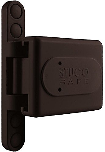 Bandseitensicherung Stuco Safe 23SB braun, geprüfte Scharnierseitensicherung