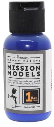 MISSION MODELS MMP-156 Iridescent Blue Acrylic Paint 1 oz (30 ml)