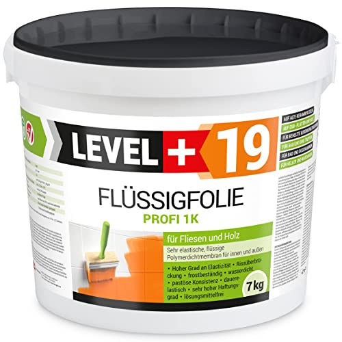 Flytande folie Profi 7 kg för kakel och trä, balkong, terrass, källare, badrum, dusch, tätning, RM19