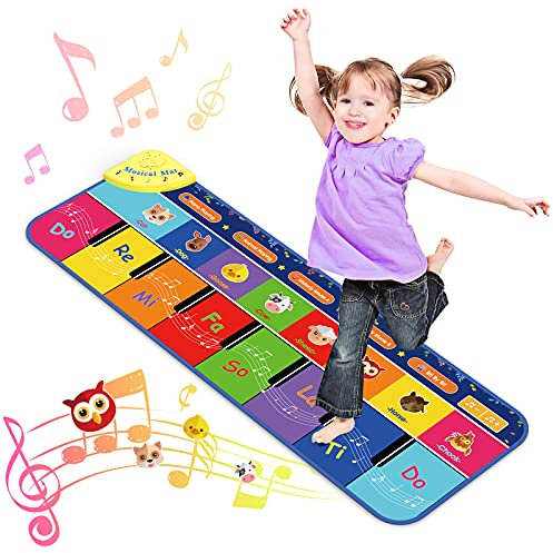 Tragik Toddler Toys Piano Mat for Kids, Musical Instruments, Birthday Gifts for 1-6 Year Old Boys & Girls