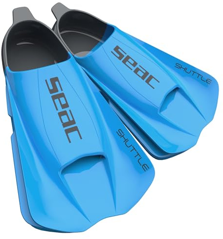 SEAC Shuttle Flex, Pinne Corte da Nuoto 100% Silicone