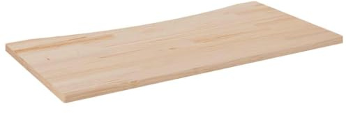 vidaXL Piano Scrivania 110x60x2,5 cm in Legno Massello di Pino