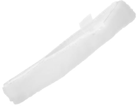 TOPPERFUN Cabello de Agua de Agua escobilla de Ducha para Puertas de Cristal Almohadillas de trapeador en Aerosol reemplazo de la escobilla de Goma Recarga de Limpieza paño Blanco