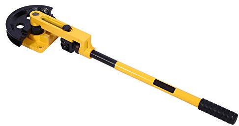 Cocoarm Rohrbiegegerät Hand-Rohrbieger Biegevorrichtung 10-25mm Rohrbiegemaschine Biegeapparat Rohrbiegewerkzeug für Rohrbiegung Rohre (Gelb)