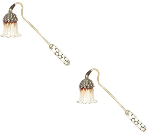 Warmhm 2stücke Candle Extinguisher Vintage Kerzenlöscher Für Aromatische Kerzen Sicheres Auslöschen Perfektes Für Kerzenliebhaber Elegantes Wohnaccessoire