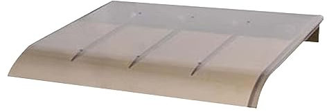 Auvents De Porte (Marron thé 40x50cm) - Auvent De Porte Extérieur pour L'entrée | Marquise Solaire Abri Banne Entrée Protection | Auvent Extérieur Autonettoyant, Auvent De Jardin, Terrasse, Porche