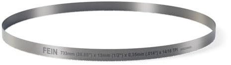 FEIN Bandsägeblatt für Metall und Kunststoff BIM 733 T14 MS für Akku-Bandsäge ABAS 18-63 AS