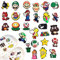 SyxhHzm 27 Stück Schuh Charms,Cartoon Schuhdekoration,Schuh-Charm für Kinder,PVC Anstecker Hole Shoe Decoration,Für Sandalen, Abnehmbare DIY Dekorationen, Kinderpartys Geschenk(Bunt)