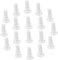 Generic 100pcs Plastic Expansion Buckle Car Microwave Button Repair Kit Door Trim Panel Clips Drywall Screws Microwave Rivet Replacement Microwave Button Assembly Anchor Screws Nylon White