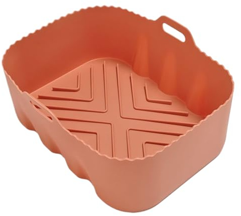 Silicone per intarsio per friggeri ad aria calda per fryer realizzato in silicone | Silicone con involucro a microonde | Resistente al calore, forma rettangolare forno sicuro alimentare