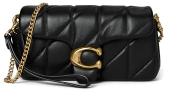 Coach Women's Tabby Chain Crossbody 19 Cross Eyelash, B4/Black, One Size