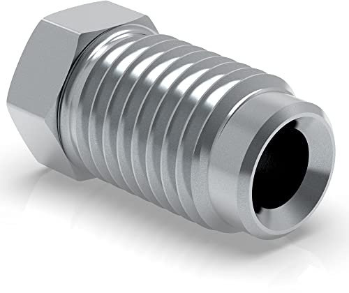 10x Raccord mâle M10 x 1,25 pour Tuyau de Frein 4,75 mm évasure DIN type F Connecteur de Freinage Type L DIN/ISO 1651