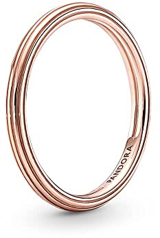 PANDORA ME 14K Rose Gold-Plated Ring, Size 48, No Box