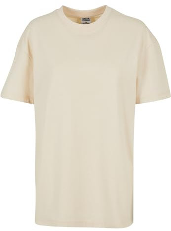 Urban Classics Damen T-Shirt Ladies Oversized Boyfriend Tee whitesand S