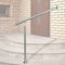 Daromigo Edelstahl Eingangsgeländer Treppengeländer, 120cm Geländer Außen Innen, Winkel Einstellbar, Ø42mm Wandhandlauf, inkl.Montagematerial, für Treppen Garten Hauseingang