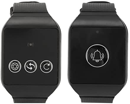 Kabelloses Rufsystem, Kabelloses Watch Pager Rufsystem für Senioren, Wasserdichtes Schwesternrufsystem, Wiederaufladbarer für ältere Menschen