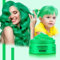 HaiolorPro Green Hair Colour Wax Temporary, Temporary Hair Dye for Kids