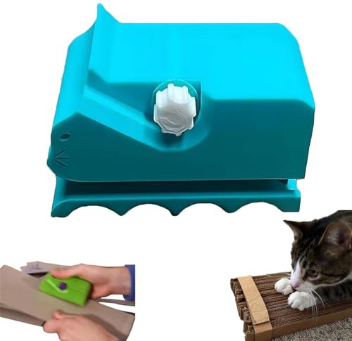 Ficugxd Coupeur De Carton pour Grattoirs À Chat, Outil De Recyclage De Coupe-Carton Portable Imprimé en 3D, Bande De Carton pour Grattoirs À Chat À Faire Soi-Même