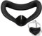 VR Silicone Face Cover for Meta Oculus Quest 2 Headset Sweatproof Waterproof Anti-Dirty Replacement Facial Cushion VR Pads Accessories Comfort Light Thin Face Pads Kit Keep Sweat-Free (Black)