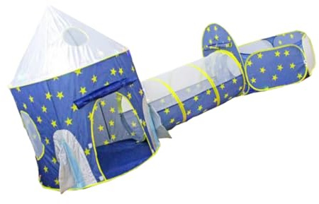 Xiuganpo Tienda de Campaña para Bebés para Niños de 3 Piezas, Tienda de Juegos con Túnel para Piscina de Bolas, Adecuada para Niños Mayores de 3 Años, Tela Resistente de Primera Calidad Que Fomenta