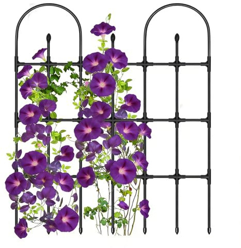 para Plantas Trepadoras Al Aire Libre, Fuerte Estructura De Soporte para Plantas, Acero+PE, De Obelisco De Jardín, Soporte De, Resistente Y Resistente A La Intemperie, para
