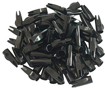 JIEXI HWYP Plastic Arrow Nocks for 11/32 Compound Bow Arrows Pack of 50 (Black)