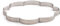 Decora 0064082 FORME FLEUR EN ACIER INOXYDABLE MICRO-PERFORE'24 X 24 X 3,5 H CM