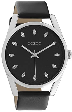 Oozoo Timepieces Damen Uhr - Armbanduhr Damen mit 20mm Lederarmband - Analog Damenuhr in rund C10818