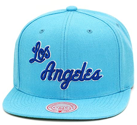 Mitchell & Ness NBA Los Angeles Lakers Team Ground 2.0 Snapback Cap hellblau, OS