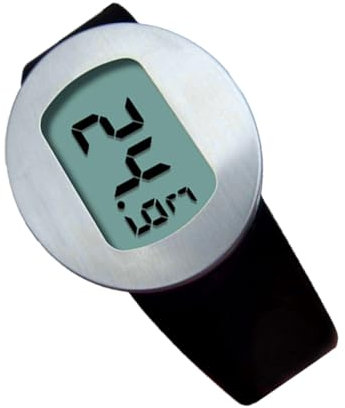 Zerodeko Thermomètre Domestique Thermomètre Portable À Liquide À Bouteille De Vin Jauge De Température De Bouteille De Lait Biberon À Eau Au Poignet