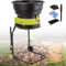 2500W Portable Garden Shredder with Wheels, Corded Electric Leaf Mulcher Shredder, 8000rpm Shredders and Chippers with Collection Bag, Funnel Diameter 54CM,Powercord×40m