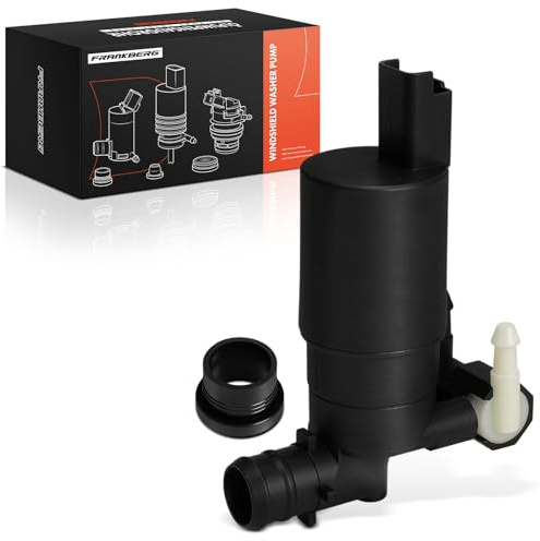 Frankberg Pompe d'eau de nettoyage nettoyage des vitres Avant Arrière 2-Pôles Compatible avec 308 SW II L4 LC LJ LR LX Berlingo B9 Megan.e IV K9A/M/N Remplacer# 643475