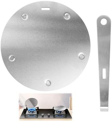 19.5 Cm Adattatore Induzione Con Manico Rimovibile, Adattatore Piano Induzione, Adattatores Induziones Pentole, Adattatores Piastra Induziones Per Caffettiere E Pentole, Fornelli A Gas E In Vetro