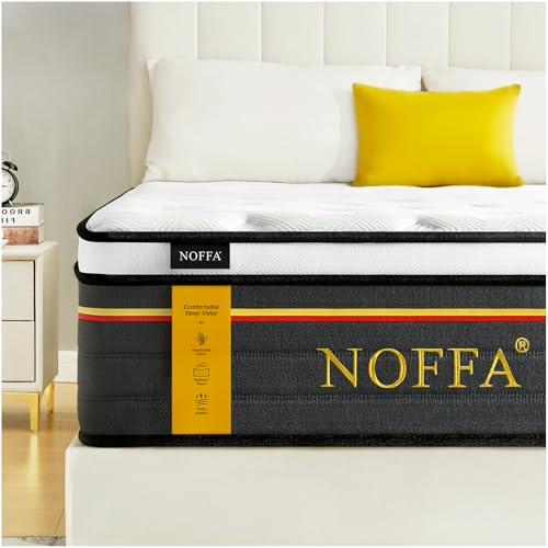 Matelas 140x190 cm (Épaisseur 30 cm), Matelas Hybride Avec Ressorts Ensachés & Mousse à Mémoire de Forme, 7 Zones de Soutien, Fermeté Souple, Certifications OEKO-TEX & CertiPUR-US, Essai 100 Nuits