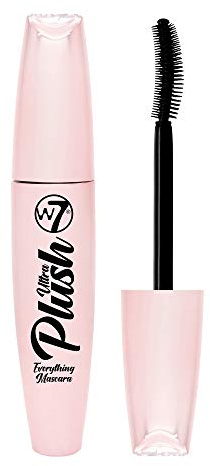 W7 | Ultra Plush Mascara | Langlebige, wischfeste und wasserfeste Formel | Schwarze Wimperntusche mit gebogenem Pinsel für Definition und Länge | Tierversuchsfreies Augen Make-up für Frauen