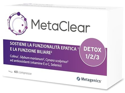 MetaClear - Sostiene Tutte le Fasi Della Detossicazione - 60 Compresse