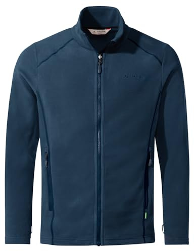 VAUDE Fleecejacke Herren Rosemoor, funktionale Fleece-Übergangsjacke aus 100% recyceltem Polyester, warme Zwischenjacke für Wandern & Freizeit
