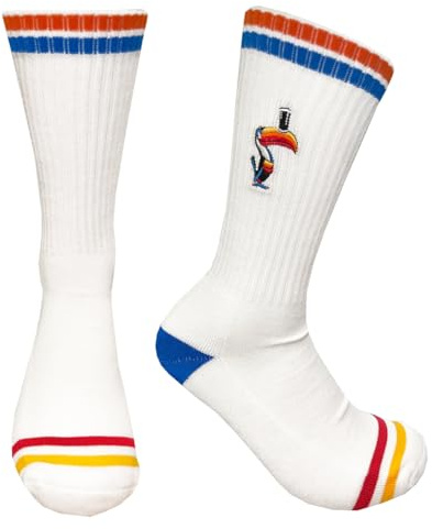Traditional Craft Guinness - White Socks with Multicoloured Detailing - G9401-6/11