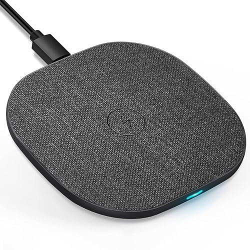 Cargador inalámbrico para iPhone 16/15/14/13/12/11/Pro Max/XR/X, certificado Qi, almohadilla de carga inalámbrica rápida máxima de 15 W para Samsung Galaxy, Google Pixel, Huawei y otros teléfonos Qi