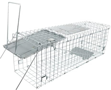 Toyvian Piège à Animaux Vivants Galvanisé Cage De Stockage pour Petits Animaux comme Écureuils Et pour Rangement Facile
