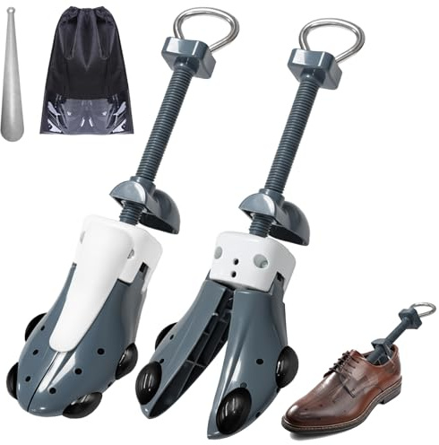 VIVEBEI Shoe Stretcher for Women and Men with Wide Feet, Shoe Tree Width and Length Adjustable 4-way Stretch