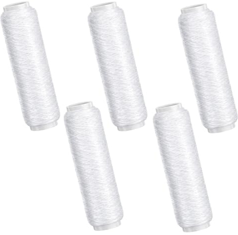 5 esche elastiche per pesca in mare, filo da pesca in nylon trasparente, invisibili, 0,2 mm, 200 m per bobina, filo elastico per pesce pesce gatto salmone, storione, pesce gatto