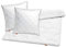 sleepling 196148 Bettwaren Set | 2 x Kopfkissen 80 x 80 cm + Ganzjahresbettdecke 200 x 200 cm | medium Bettdecke | Mikrofaser Decke | Ökotex | Wärmeklassengarantie | Made in EU, weiß