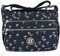 MINGZE Sac d'épaule de maman multi-poches en nylon imperméable pour femmes, Sac bandoulière léger pour dames et filles (Modèle 3)