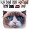 KADAX Zierkissen mit waschbarem Bezug, Katze, 30 x 45 cm, Dekokissen, weiches Kopfkissen, Kissen für Bett, Sofa, Schlaf, Couch, Sofakissen Couchkissen, geeignet für Allergiker (Dunkelbraun)