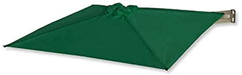 Parasols Sun Parasol Umbrella Garden Parasol Wall Mounted Cantilever, Aluminium 7Ft 210Cm, Folding, Telescopic, Outdoor Recreation Umbrella For Courtyard Garden Terrac (Green)